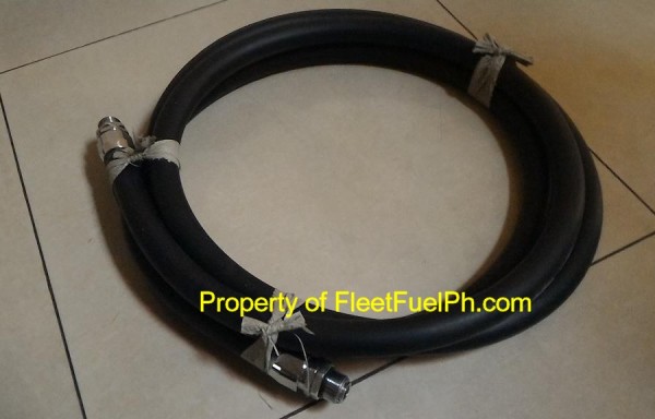 15 ft Fuel Rubber Hose w/ Non Rotary Connectors